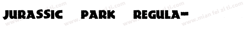 jurassic park regula字体转换